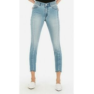 Express Repreve High Rise Skinny Jeans